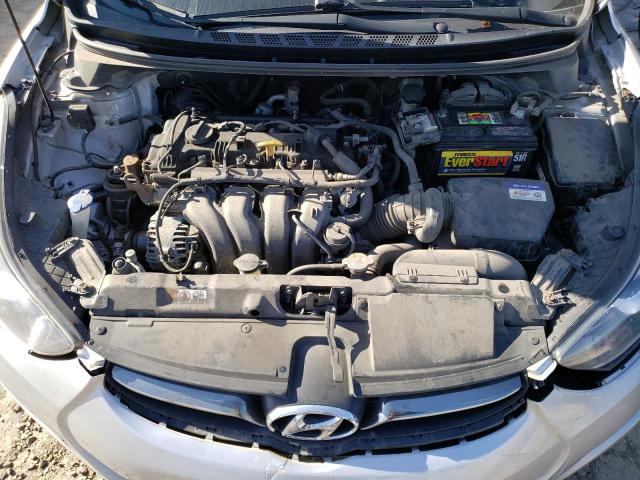 KMHDH4AE9DU661533 - 2013 HYUNDAI ELANTRA GLS SILVER photo 11