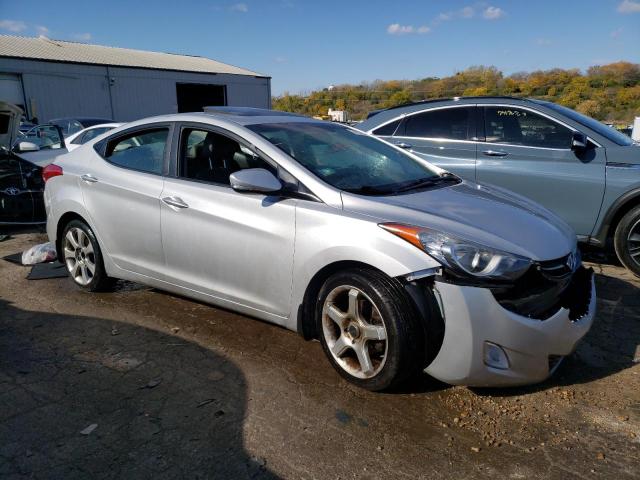 KMHDH4AE9DU661533 - 2013 HYUNDAI ELANTRA GLS SILVER photo 4