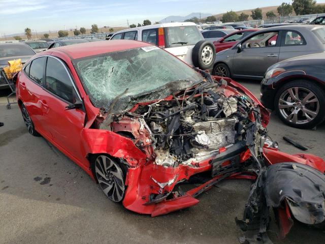 2HGFC2F54GH560773 - 2016 HONDA CIVIC LX RED photo 4