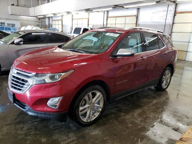 3GNAXWEX8JS624445 - 2018 CHEVROLET EQUINOX PREMIER BURGUNDY photo 1