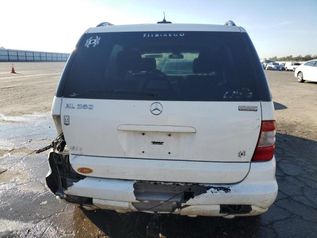 4JGAB57E04A467931 - 2004 MERCEDES-BENZ M-CLASS 350 WHITE photo 6