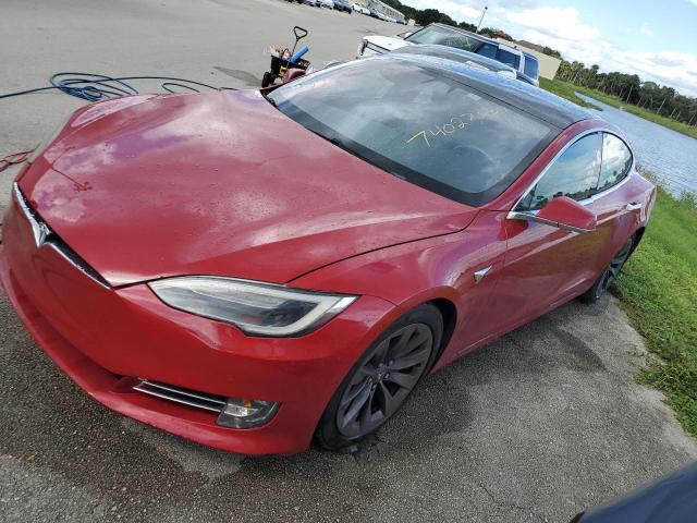 5YJSA1E29JF273186 - 2018 TESLA MODEL S RED photo 1