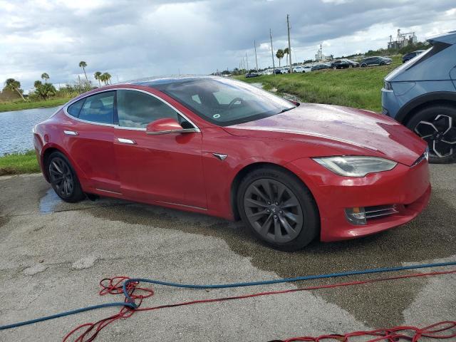 5YJSA1E29JF273186 - 2018 TESLA MODEL S RED photo 4