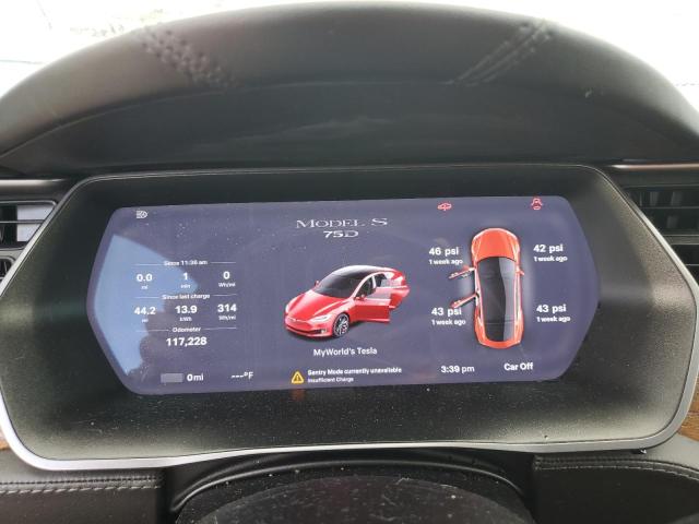 5YJSA1E29JF273186 - 2018 TESLA MODEL S RED photo 9