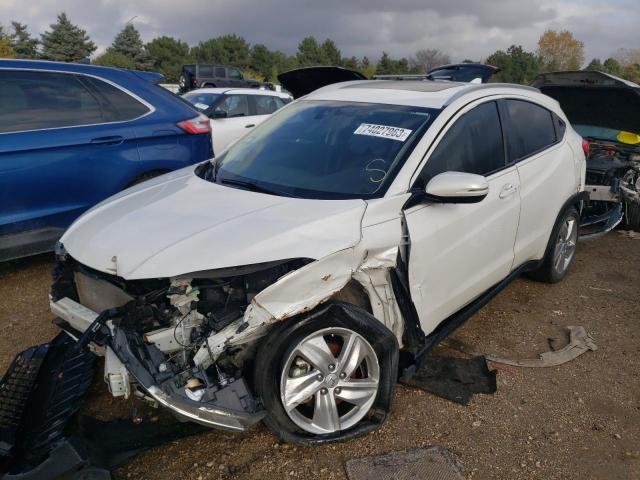 3CZRU6H55KM732519 - 2019 HONDA HR-V EX WHITE photo 1