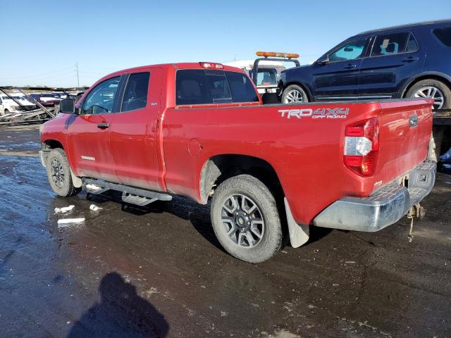 5TFUM5F14EX052507 - 2014 TOYOTA TUNDRA DOUBLE CAB SR/SR5 RED photo 2