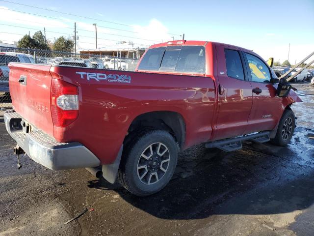 5TFUM5F14EX052507 - 2014 TOYOTA TUNDRA DOUBLE CAB SR/SR5 RED photo 3