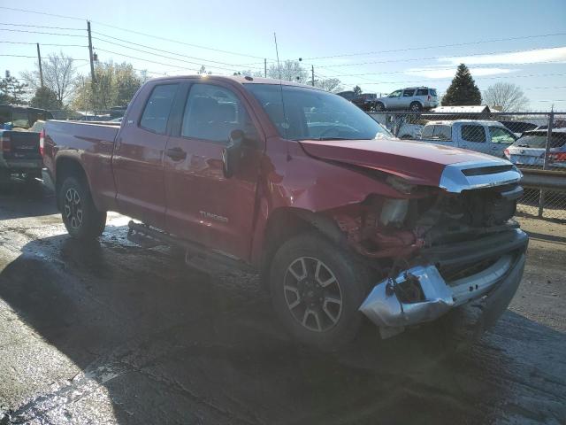 5TFUM5F14EX052507 - 2014 TOYOTA TUNDRA DOUBLE CAB SR/SR5 RED photo 4