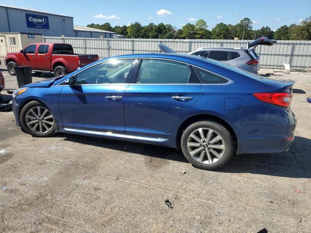 5NPE34AF2GH300417 - 2016 HYUNDAI SONATA SPORT BLUE photo 2