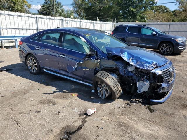 5NPE34AF2GH300417 - 2016 HYUNDAI SONATA SPORT BLUE photo 4