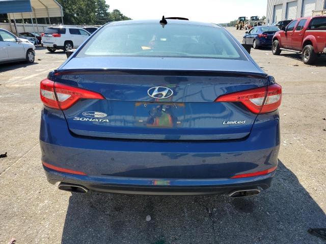 5NPE34AF2GH300417 - 2016 HYUNDAI SONATA SPORT BLUE photo 6