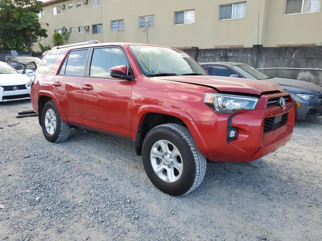JTEMU5JRXM5893959 - 2021 TOYOTA 4RUNNER SR5/SR5 PREMIUM 红色 照片 4