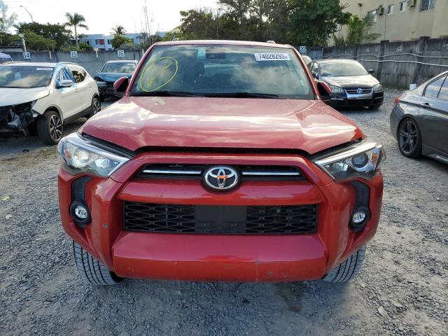 JTEMU5JRXM5893959 - 2021 TOYOTA 4RUNNER SR5/SR5 PREMIUM 红色 照片 5