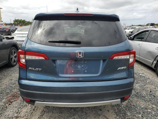 5FNYF6H56LB068121 - 2020 HONDA PILOT EXL BLUE photo 6