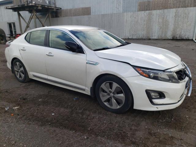 KNAGN4AD4E5062971 - 2014 KIA OPTIMA HYBRID WHITE photo 4