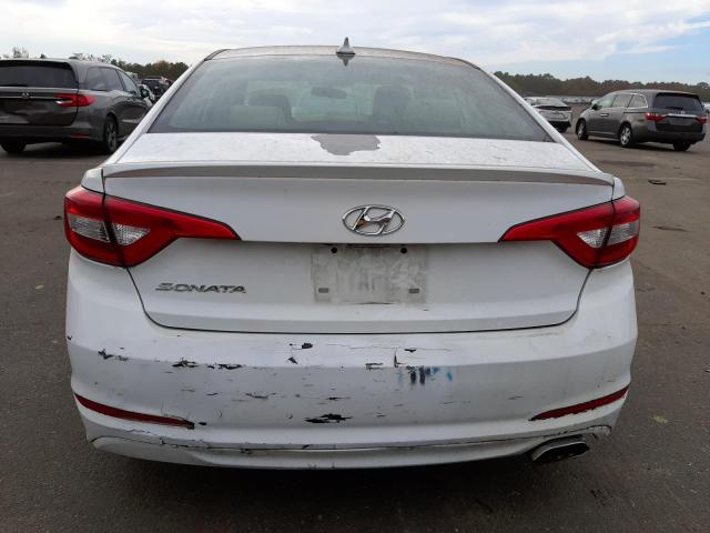 5NPE24AF6GH406145 - 2016 HYUNDAI SONATA SE WHITE photo 6