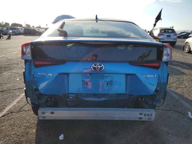 JTDKARFU4K3076729 - 2019 TOYOTA PRIUS BLUE photo 6