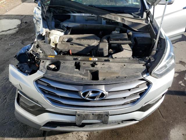 5XYZTDLB1HG465766 - 2017 HYUNDAI SANTA FE S SILVER photo 12