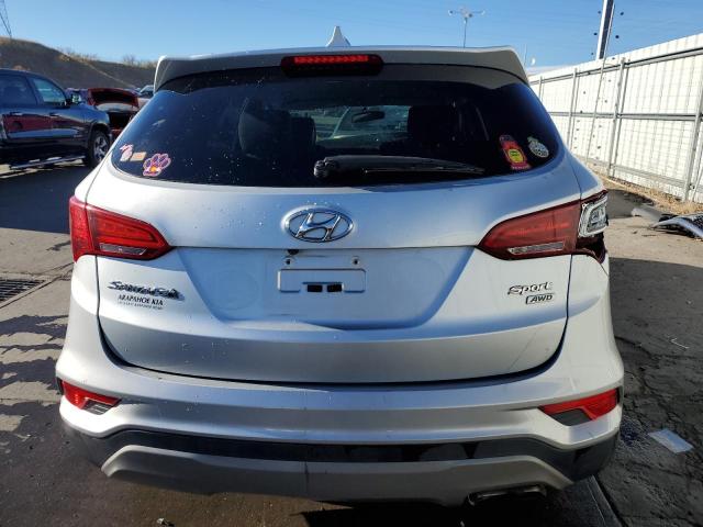 5XYZTDLB1HG465766 - 2017 HYUNDAI SANTA FE S SILVER photo 6