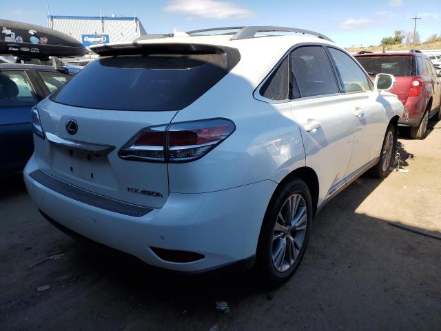 JTJBC1BA1E2069669 - 2014 LEXUS RX 450 WHITE photo 3