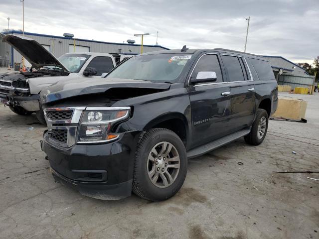 1GNSCJKC8FR618417 - 2015 CHEVROLET SUBURBAN C1500 LT BLACK photo 1