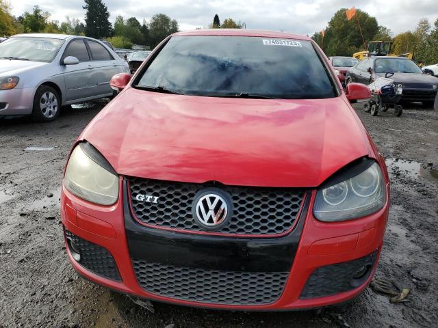 WVWFV71K77W045156 - 2007 VOLKSWAGEN NEW GTI FAHRENHEIT RED photo 5