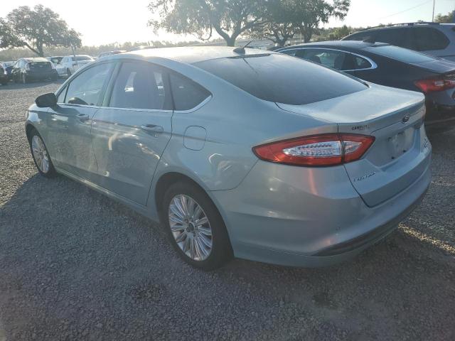 3FA6P0LU4ER217472 - 2014 FORD FUSION SE HYBRID BLUE photo 2