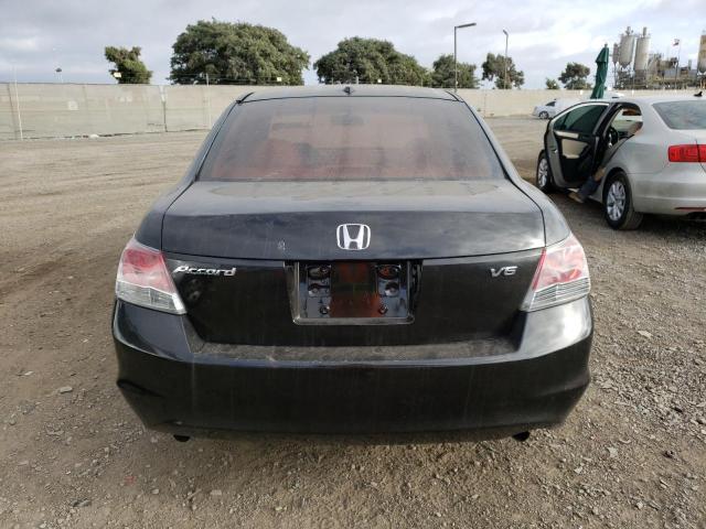 1HGCP36808A046281 - 2008 HONDA ACCORD EXL BLACK photo 6