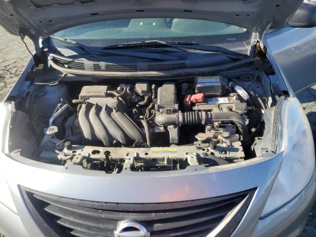 3N1CN7AP2EL864032 - 2014 NISSAN VERSA S SILVER photo 11