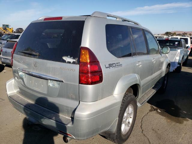 JTJBT20X340050886 - 2004 LEXUS GX 470 SILVER photo 3