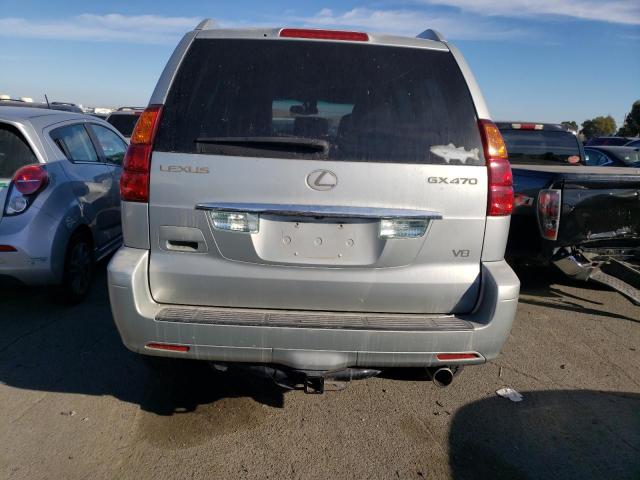 JTJBT20X340050886 - 2004 LEXUS GX 470 SILVER photo 6