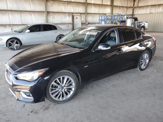 JN1EV7APXJM360076 - 2018 INFINITI Q50 LUXE BLACK photo 1