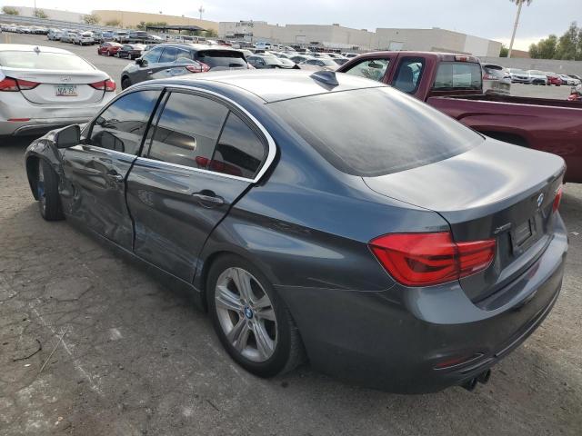 WBA8D9G57HNU58563 - 2017 BMW 330 XI CHARCOAL photo 2