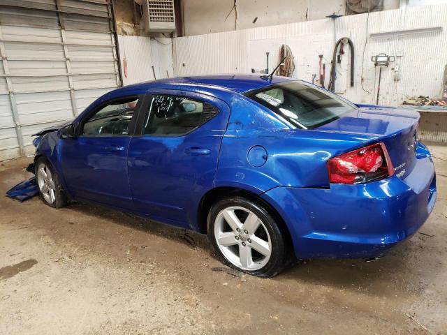 1C3CDZCB5DN740742 - 2013 DODGE AVENGER SXT BLUE photo 2