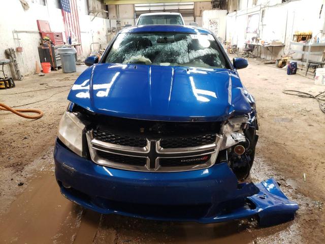 1C3CDZCB5DN740742 - 2013 DODGE AVENGER SXT BLUE photo 5