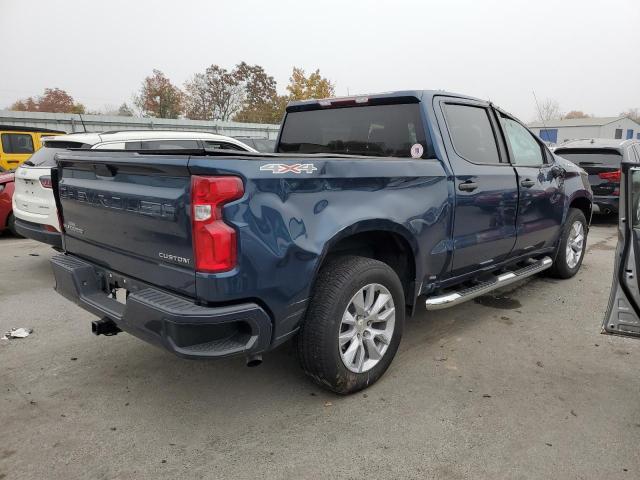 3GCPYBEK7NG173000 - 2022 CHEVROLET SILVERADO K1500 CUSTOM BLUE photo 3