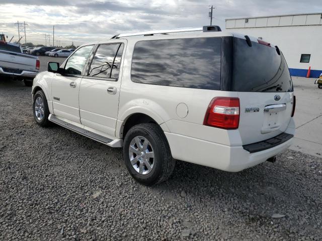 1FMFK20547LA02298 - 2007 FORD EXPEDITION EL LIMITED WHITE photo 2