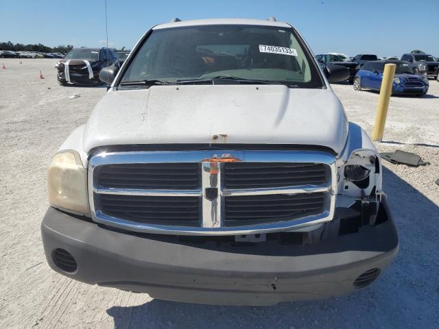 1D4HD38N75F538257 - 2005 DODGE DURANGO ST WHITE photo 5