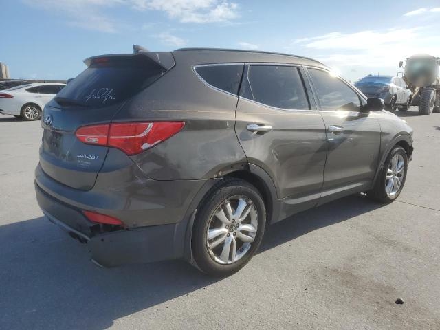 5XYZW3LAXEG140375 - 2014 HYUNDAI SANTA FE S GRAY photo 3