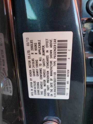 JH4CU2F67DC011105 - 2013 ACURA TSX TECH GRAY photo 12