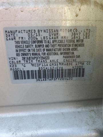 3N1AB7AP5FY284620 - 2015 NISSAN SENTRA S SILVER photo 12