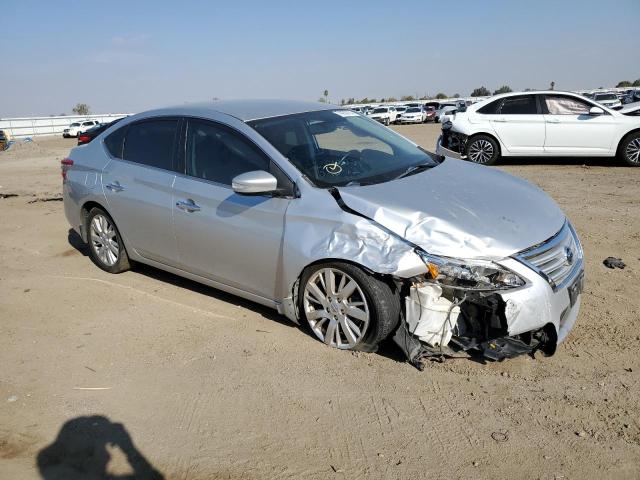 3N1AB7AP5FY284620 - 2015 NISSAN SENTRA S SILVER photo 4