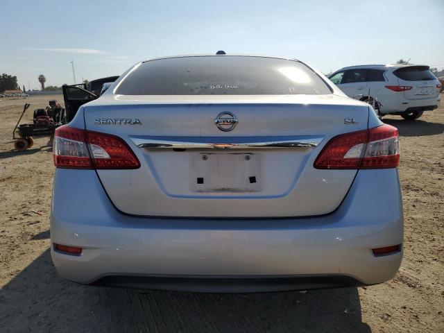 3N1AB7AP5FY284620 - 2015 NISSAN SENTRA S SILVER photo 6