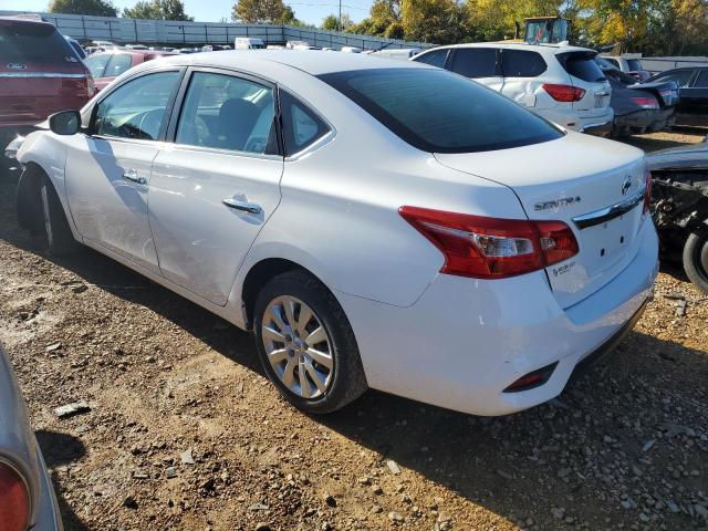 3N1AB7APXKY355286 - 2019 NISSAN SENTRA S WHITE photo 2