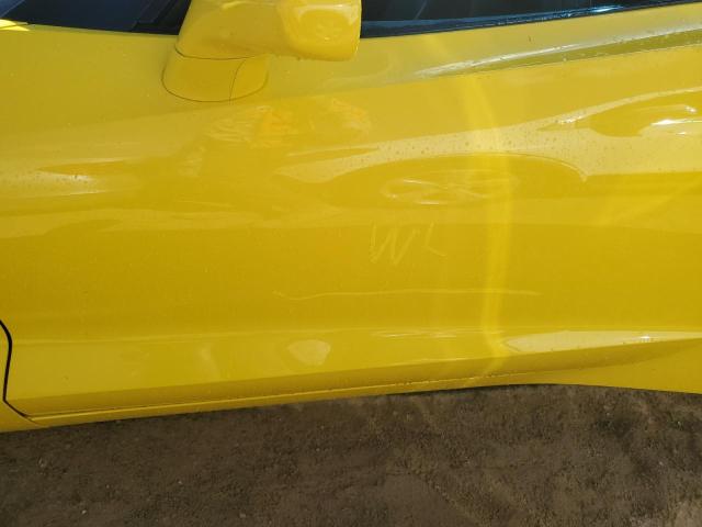1G1YA2D77K5122615 - 2019 CHEVROLET CORVETTE STINGRAY 1LT YELLOW photo 12