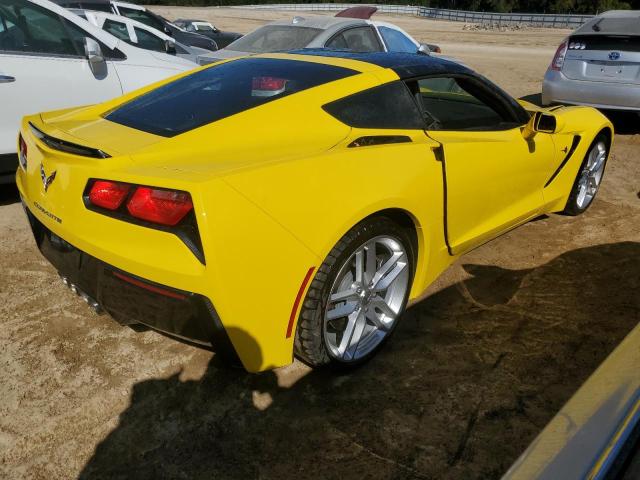 1G1YA2D77K5122615 - 2019 CHEVROLET CORVETTE STINGRAY 1LT YELLOW photo 3