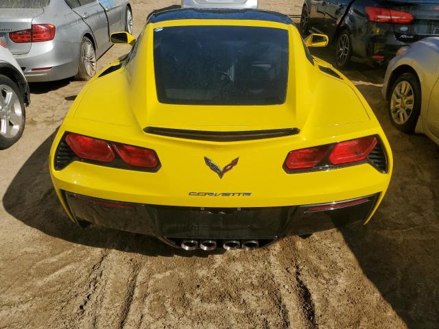 1G1YA2D77K5122615 - 2019 CHEVROLET CORVETTE STINGRAY 1LT YELLOW photo 6