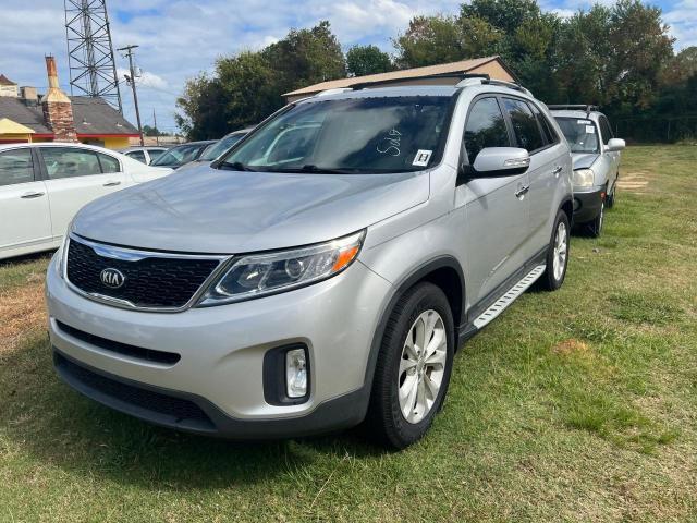 5XYKU4A70EG492899 - 2014 KIA SORENTO EX SILVER photo 2