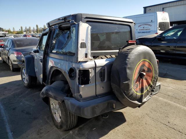 1C4GJXAG4KW518984 - 2019 JEEP WRANGLER SPORT SILVER photo 2