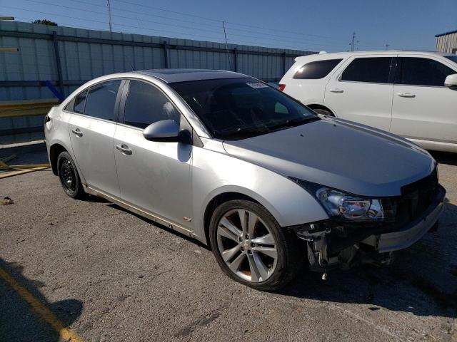 1G1PG5SB5E7373743 - 2014 CHEVROLET CRUZE LTZ SILVER photo 4